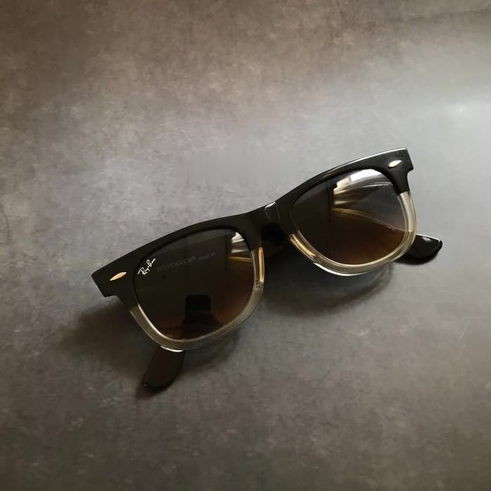 Kacamata RAYBAN Wayfarer Twotone 50mm Paket Lensa Minus Blueray Photocromic - Lensa Twotone