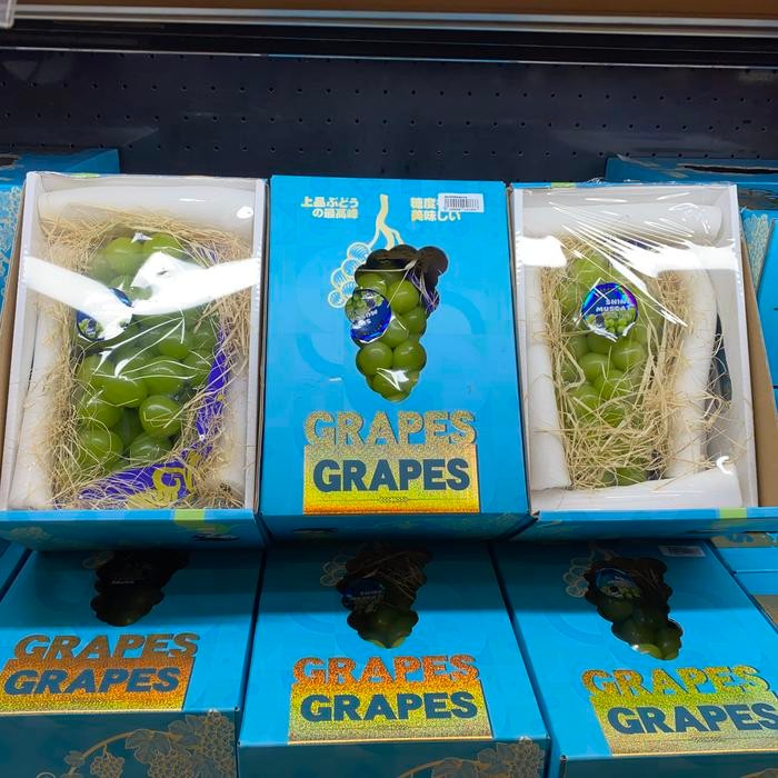 

Hampers imlek buah anggur shine muscat manis gift box