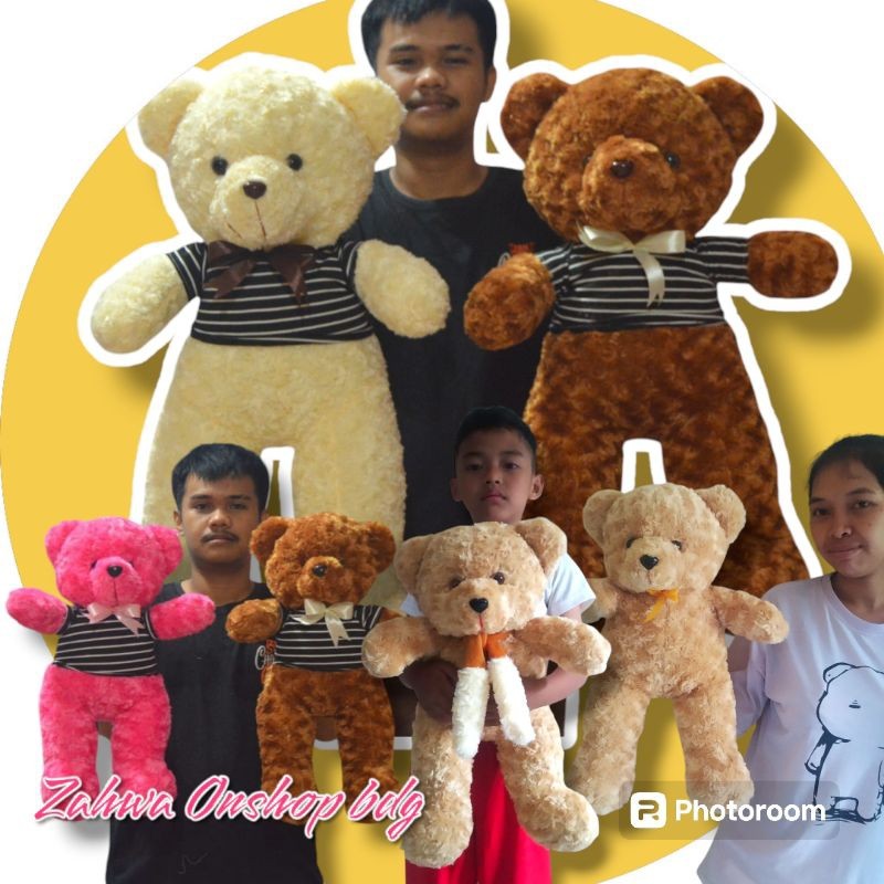 

BONEKA TEDDY BEAR BAJU // 50CM // BONEKA SNI / BONEKA BEAR BEAN.
