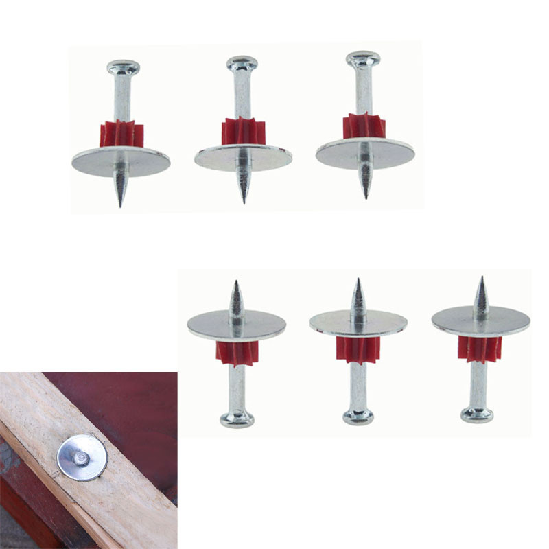 100PCS Cement Nails Steel Nails Fixed Nails For Nail Gun Special Nails With Gasket Shooting Nails Ce