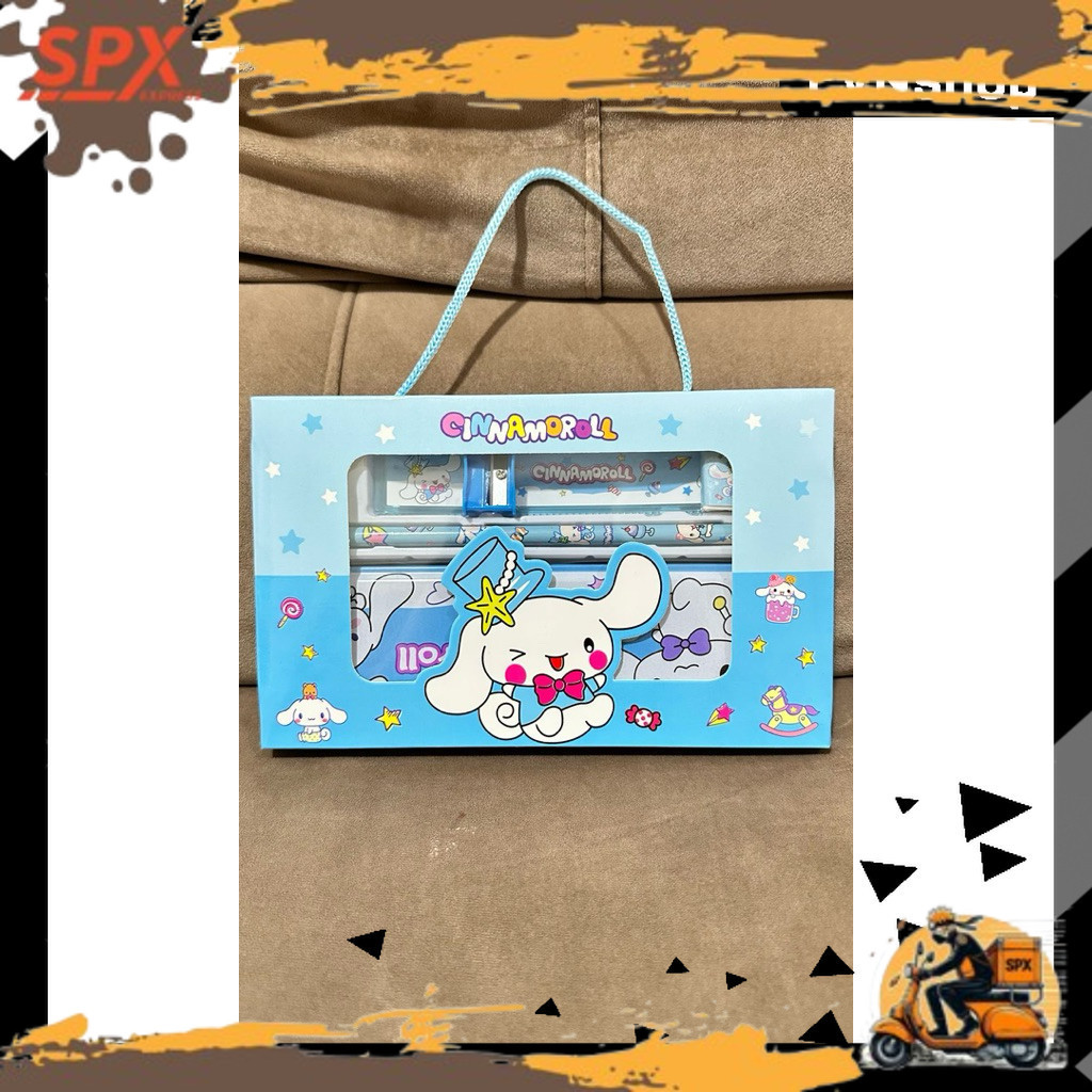

TRENDING Set Alat Tulis Anak Karakter Sanrio 4 in 1 – Pensil, Penggaris, Rautan, Penghapus, Tempat Pensil 9009 EVN