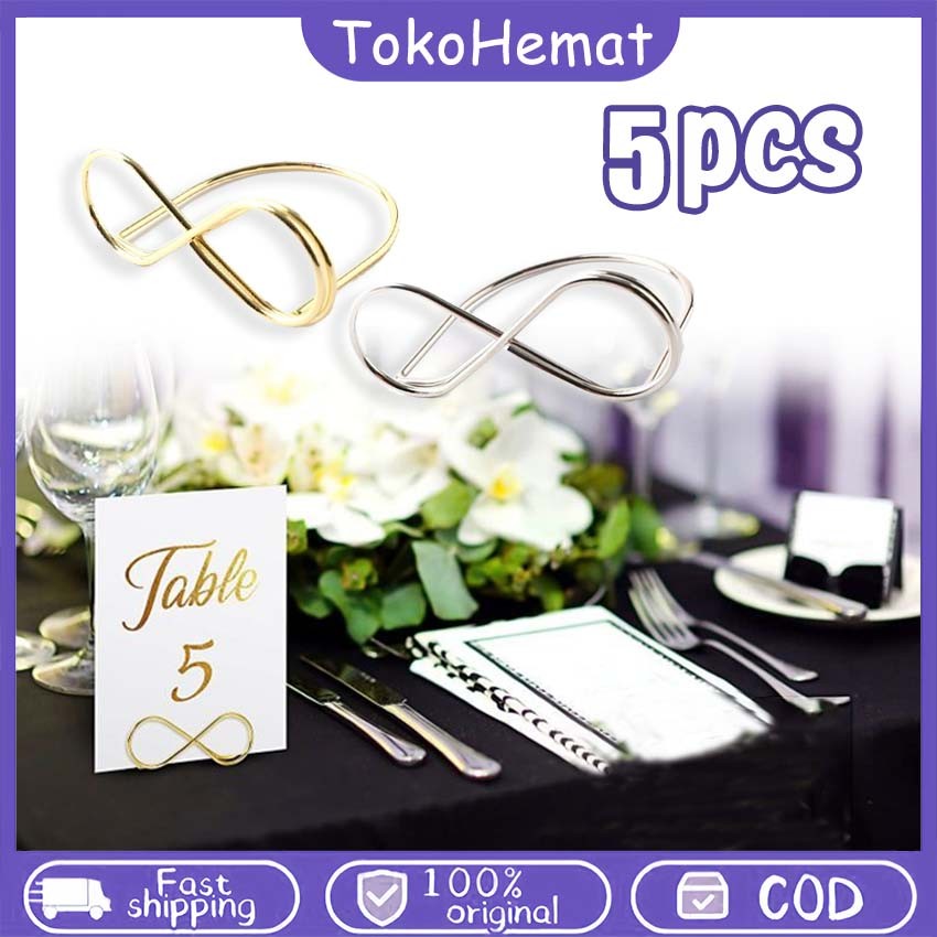 

5PCS Tiang Nomor Meja Stainless Stand Nomor Meja Stand Menu Meja Untuk Hotel Perjamuan Pernikahan