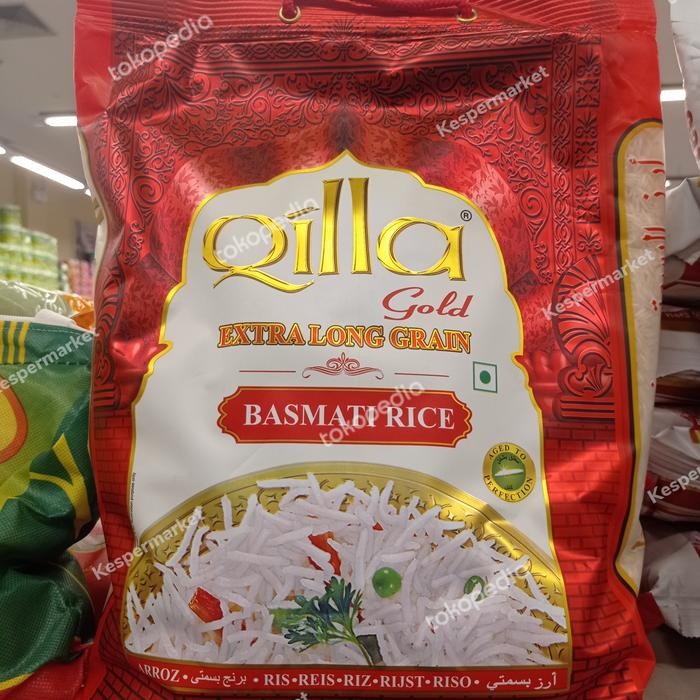 

Lal Qilla Gold extra Long grain Basmati Rice Beras 5 kg