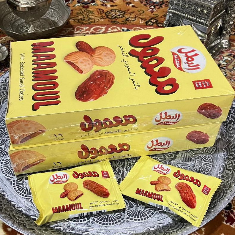 

Biskuit Maamoul Al Batal (IMPORT) ISI 16 Cookies Isi Kurma Khas Arab | 100% Original Oleh Oleh Haji