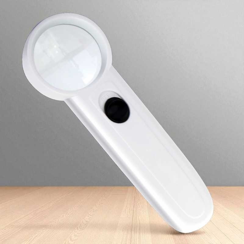 

TAMSTRE Kaca Pembesar Handheld Magnifiying Glass Lup with 2 LED 35mm 8X - JM-Z19