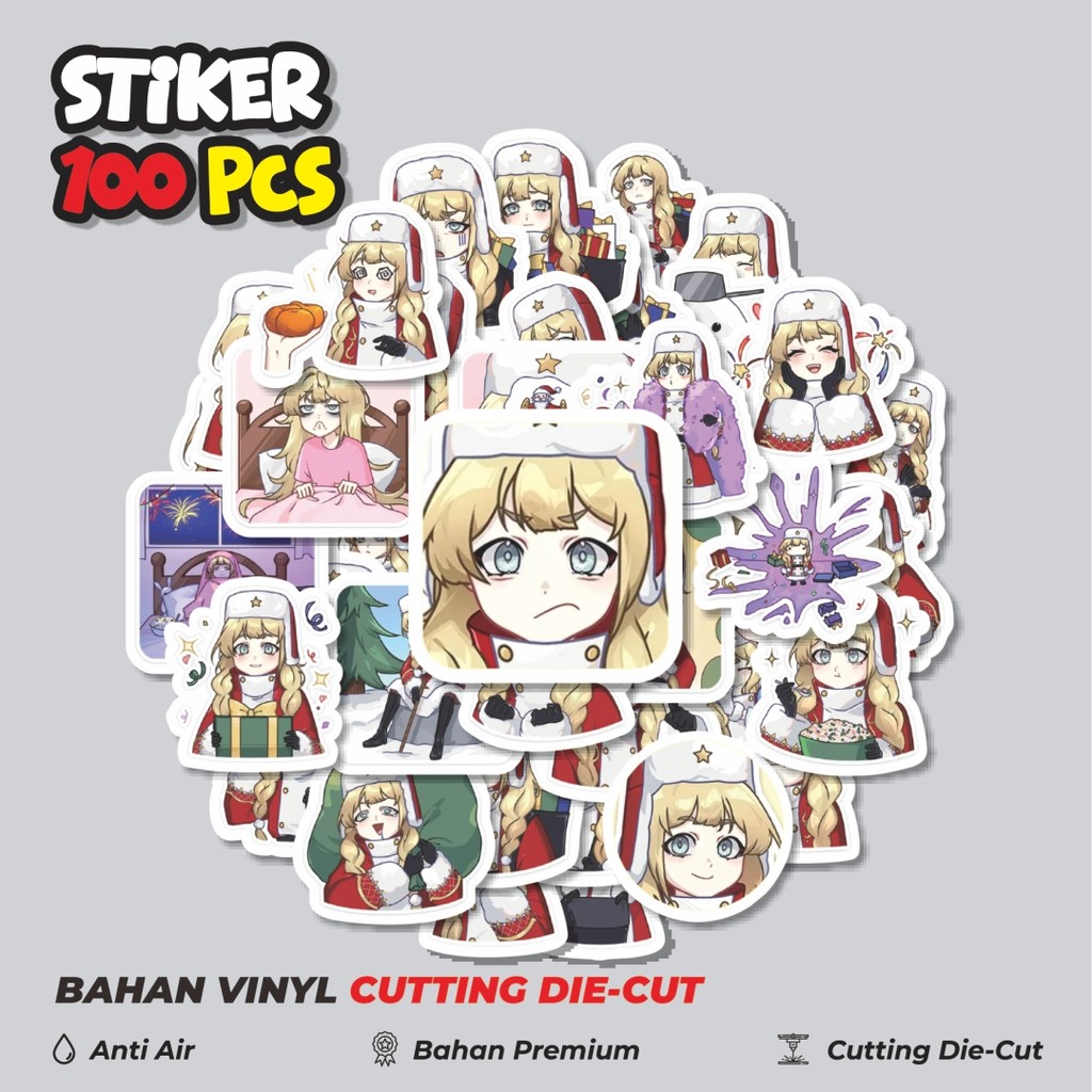 

Terbaru! 50 pcs Stiker Funny Character Anya The Newyears Helper Dekorasi Lucu Kreatif untuk Notebook, Skateboard, HP