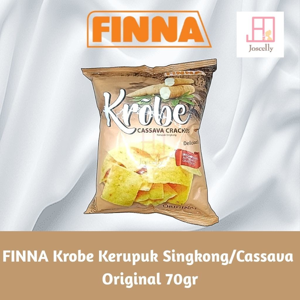 

JOSCELLY.ID FINNA Cassava Kerupuk Singkong Goreng Rasa Original 70 gr