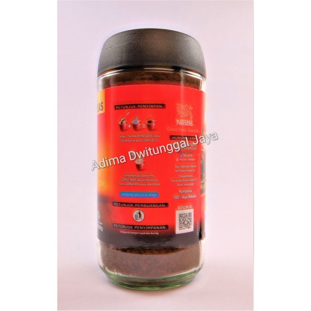 

JAMIN MURAH !!!Nescafe Classic Bottle 200 gr / Nescafe Kopi Instan / Kopi Instan(BISA LANGSUNG ORDER)