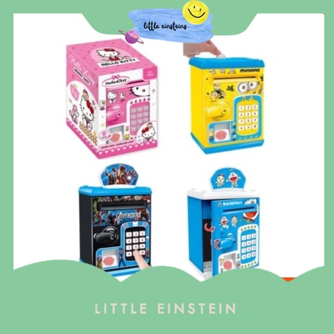 Little Einstein Mainan Anak Atm Celengan - Mainan Brangkas Mainan Nabung Uang Edukasi - Mainan Anak 