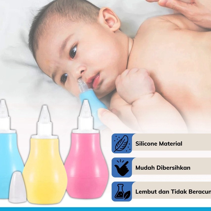 Alat Sedot Ingus Bayi Nasal Aspirator - Penyedot Ingus Bayi dan Anak Aman dan Praktis



