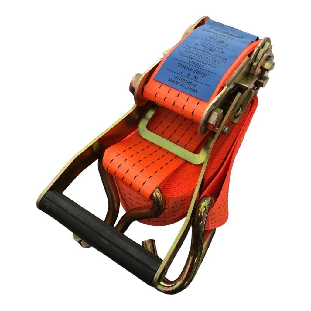 Cargo Lashing Belt 2"/ Rachet Tie Down Webbing Track Belt 2 Ton (8M, 10M, 12M)