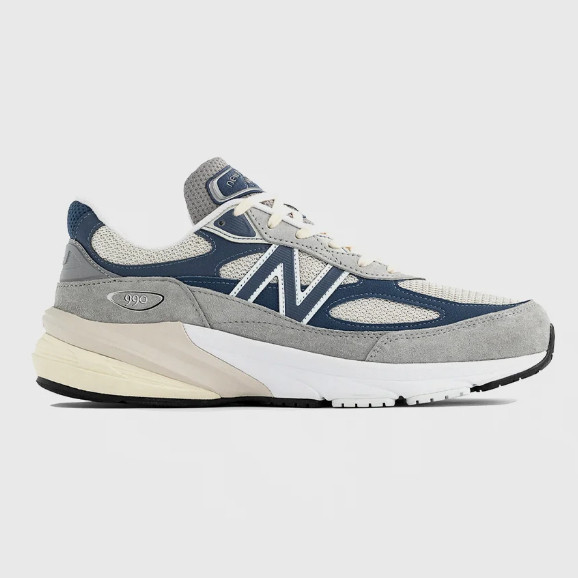 Sepatu Sneakers 990 V6 U990TC6 Made in US Grey Navy Original