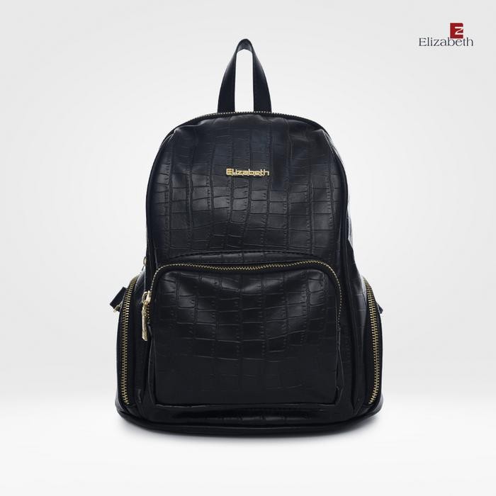 ORIGINAL Tas Ransel Wanita Elizabeth Backpack 0055-6215 - Black