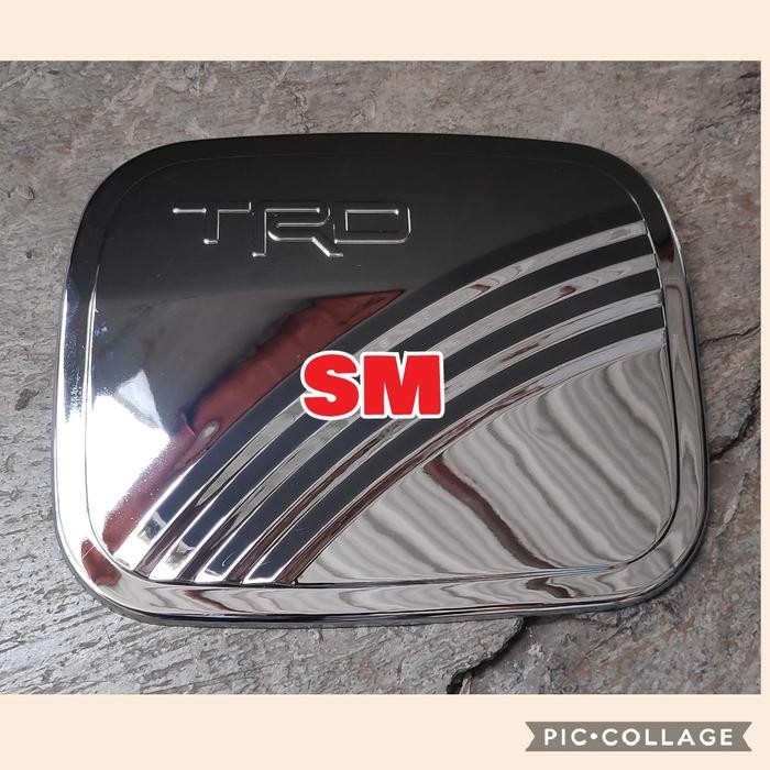 tank cover variasi tutup bensin CHROME untuk new vios gen 2 2007-2012 - TRD SPAREPART NEW