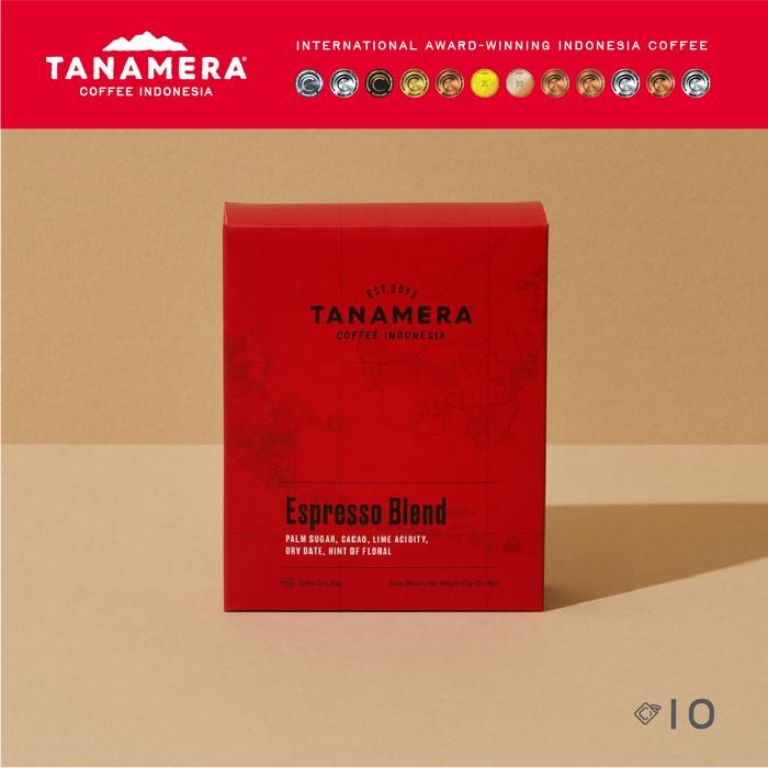 

TANAMERA COFFEE – Drip Bag Espresso Blend - 1 Box of 5 Sachets