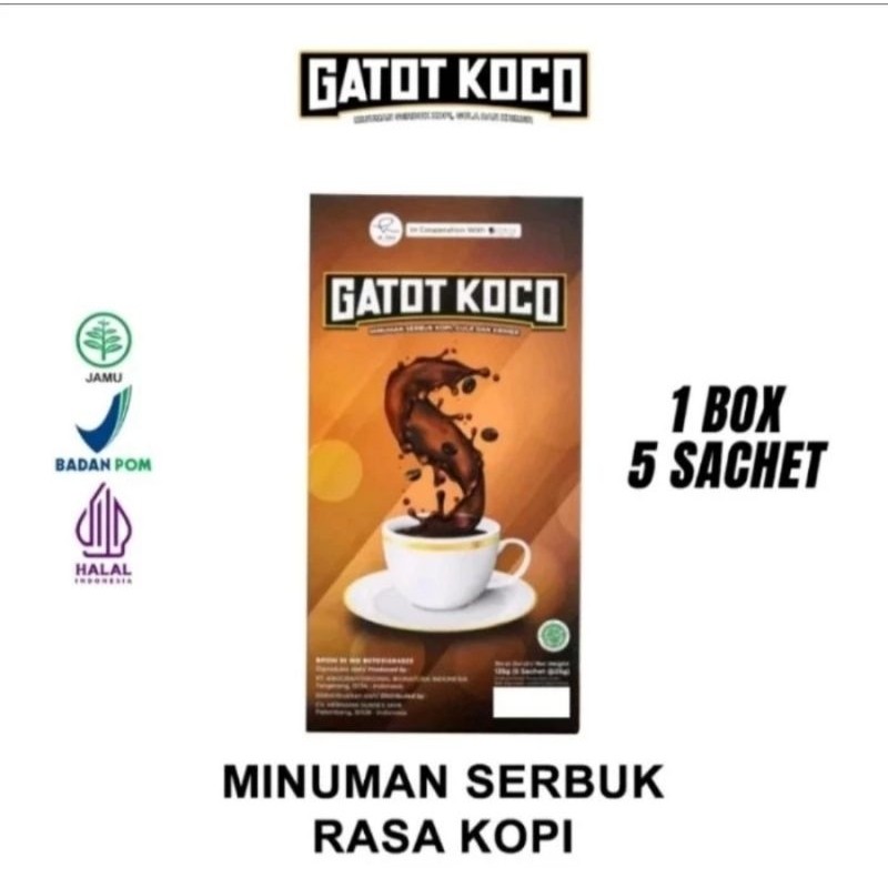 

kopi gatot koco 1box isi 5sachet by dr richard lee