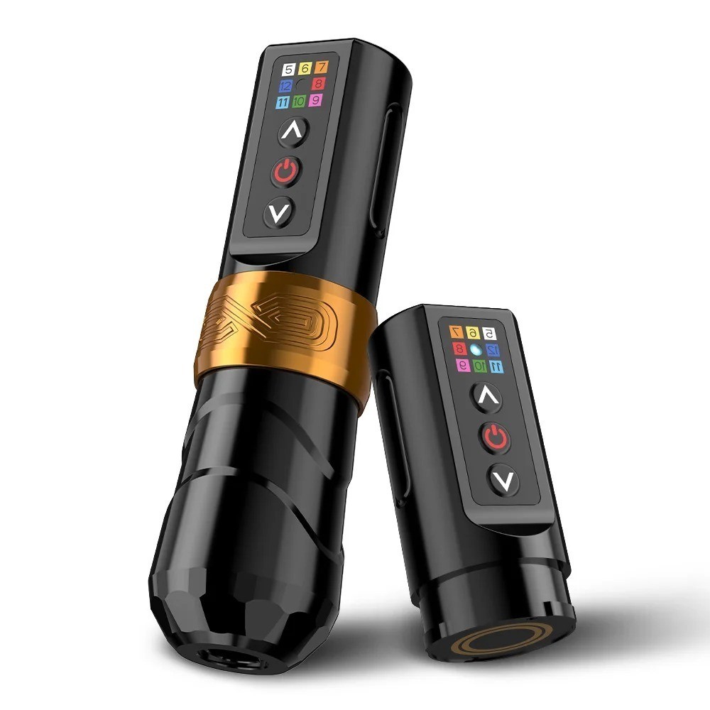 T-Rex FX Mesin Tato Nirkabel Motor Tanpa Kabel Kuat Mesin Tato Baterai 2400mah Pena Tato Rotary Nirk