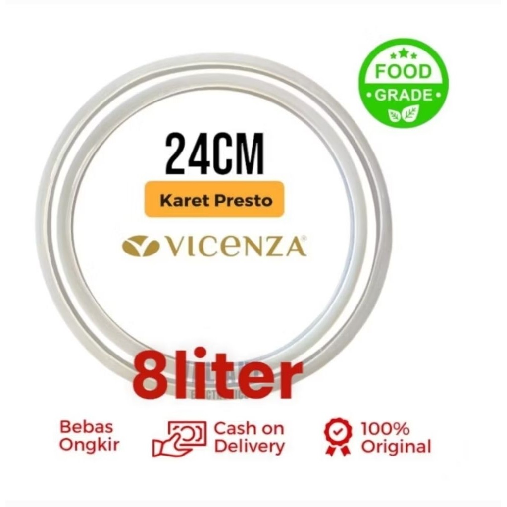 Karet Presto Vicenza 8 liter /Karet Panci Presto 24 Cm/ Silicone Panci Presto