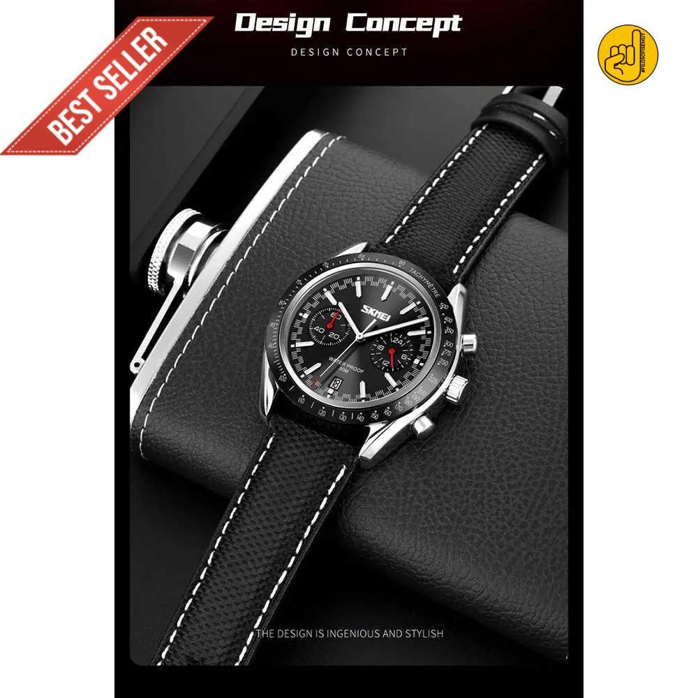 baldan SKMEI Jam Tangan Analog Tachymeter Waterproof - 9292 good quality