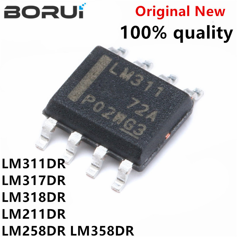 10PCS LM311DR SOP8 LM311 SOP-8 SOP LM317DR LM317 LM317DR2G LM318DR LM318 LM211DR LM211 LM258DR LM258