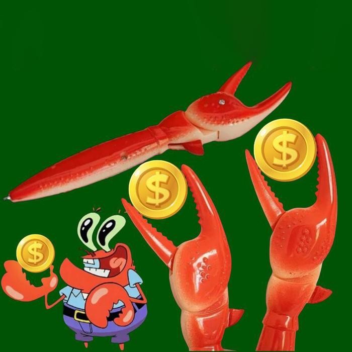 

Pulpen Gel Retractable Cepat Kering Pastel Bentuk Kepiting 0.7mm Quick Dry Gel Pen