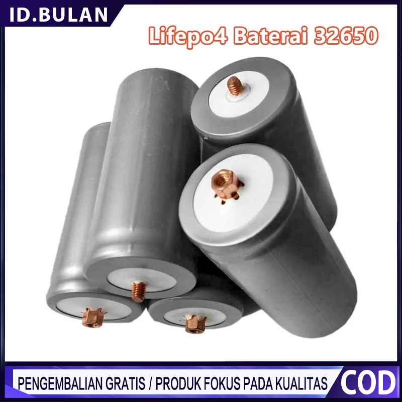 BAT-32650 Isi 1pcs Baterai Lifepo4 32650 3.2V 3000-5500mAh