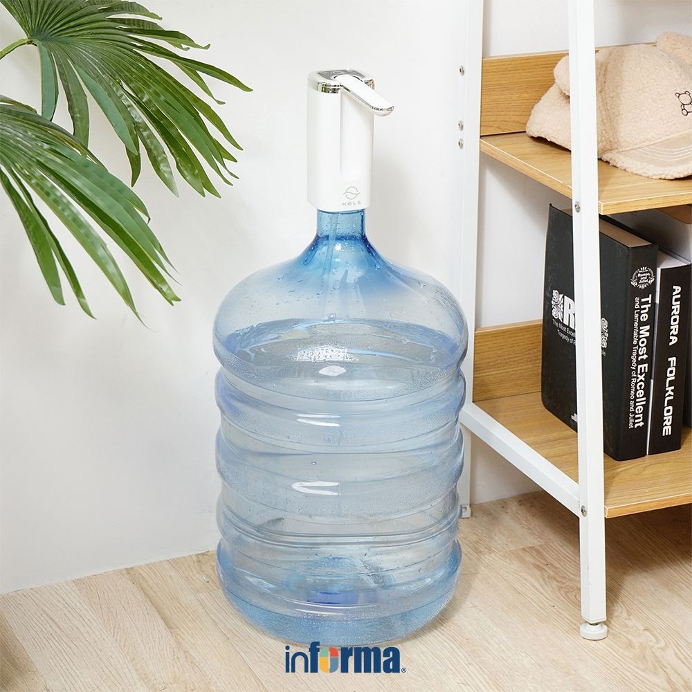 Informa Kels Sierra Pompa Air Galon - Putih Waterpump Pompa Dispenser Alat Penghisap Elektrik Keran 