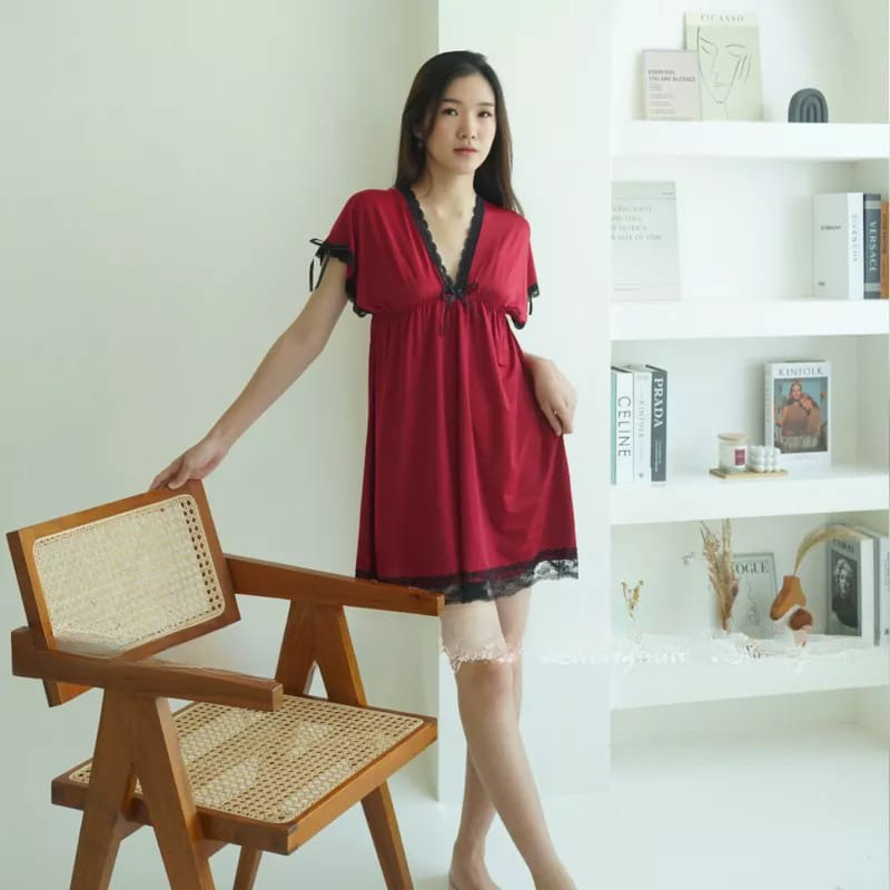 Lingerie sexy hot baju tidur wanita sexy daster dinas istri menggoda oversize premium