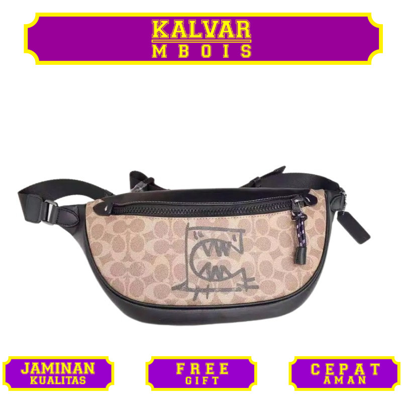 Coach Waistbag Tas Kurir Pria Tas Pinggang Pria TAS COACH