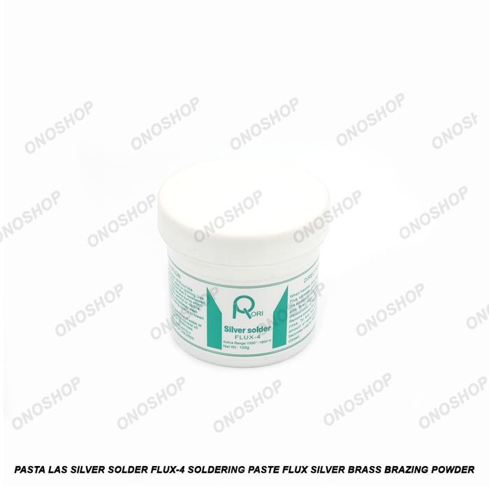 Pasta Las Silver Solder FLUX-4 Soldering Paste Flux Silver Brass Brazing Powder by Fajar SA