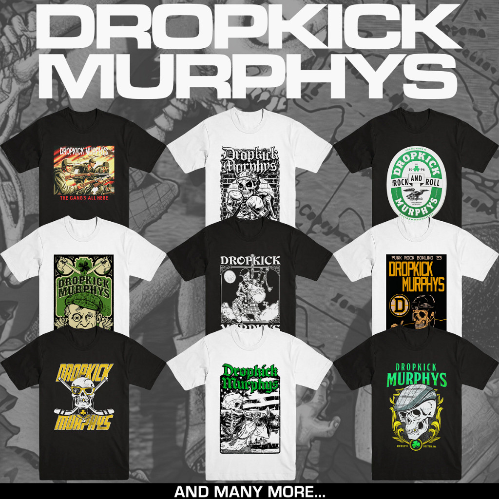 DROPKICK MURPHYS | T-SHIRT BAND | CELTIC PUNK | MERCHANDISE