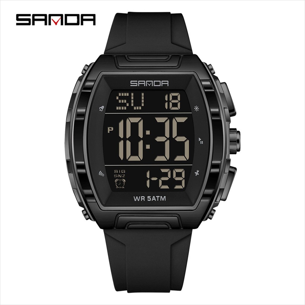 SANDA 6286 Digital Watch Jam Pria Sport Waterproof dengan Backlight LED