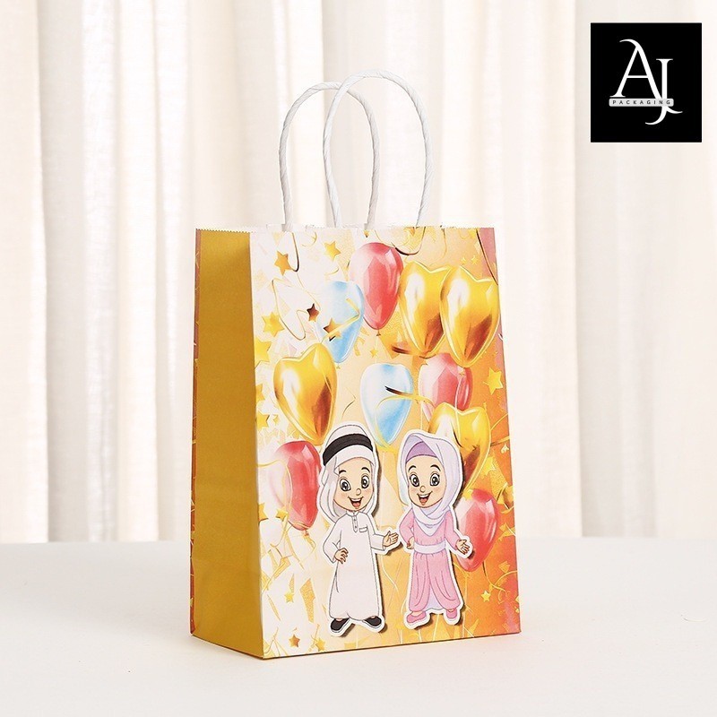 

Paperbag lucu tema Ramadhan Idul Fitri Lebaran / Tas Kado Idul Fitri Ramadhan