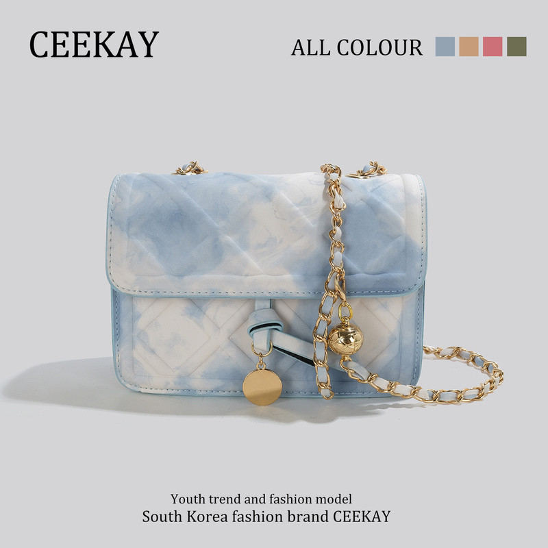 CEEKAY Tas Rantai Gradien Asli Autentik