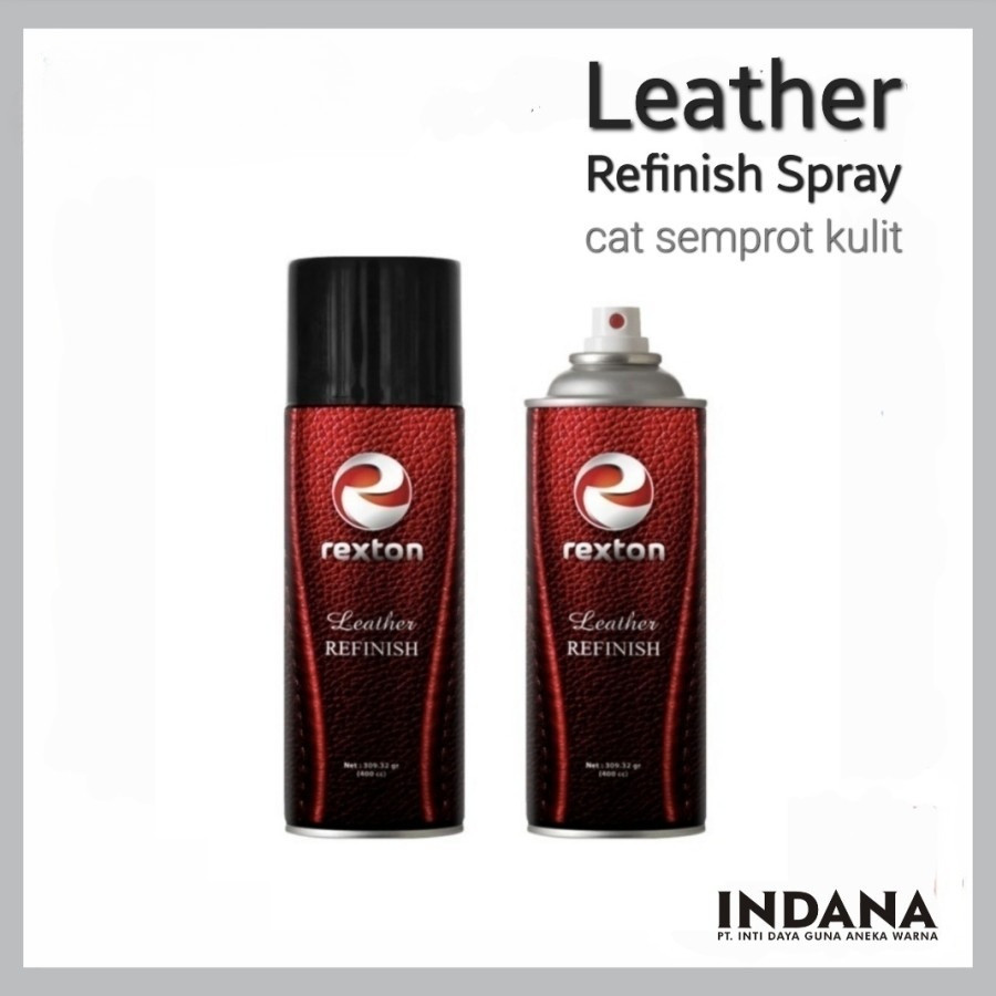 Cat Semprot Rexton Leather Refinish Spray Kain Kulit Asli / Sintetis