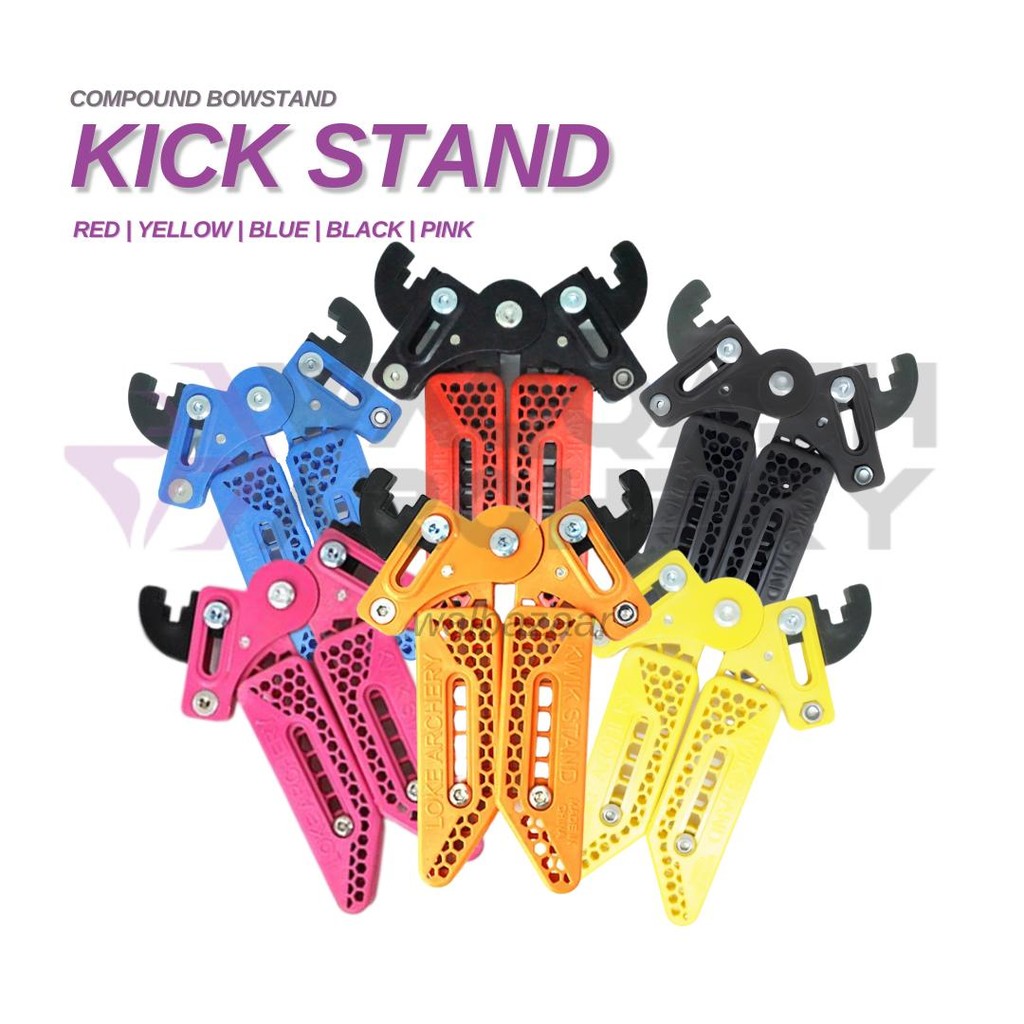 LOKE KWIK Bow Stand Kick Compound Bowstand Import Stand Adjustable