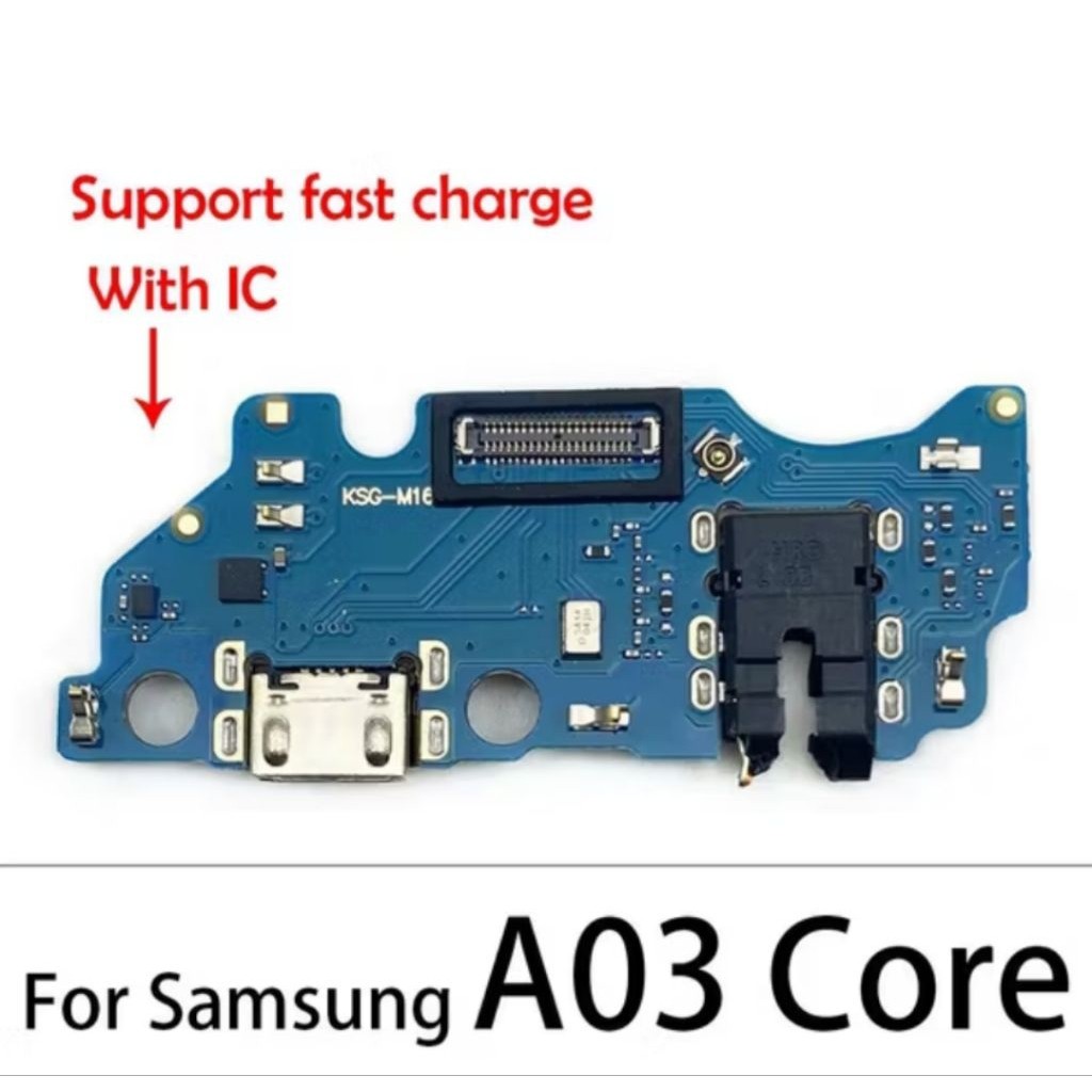 MEETOO | Flexibel Charger + Ic SAMSUNG A03 CORE GALAXY A032F Original 1:1 Full Komponen Aisi - Flexi