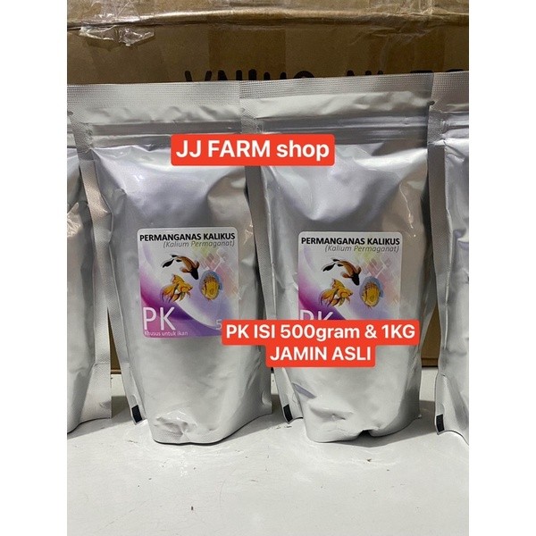 Pk Khusus Obat Ikan Hias 1Kg & 500Gr Permanganas Kalikus Kalium Permaganat KOI KOKI LOUHAN