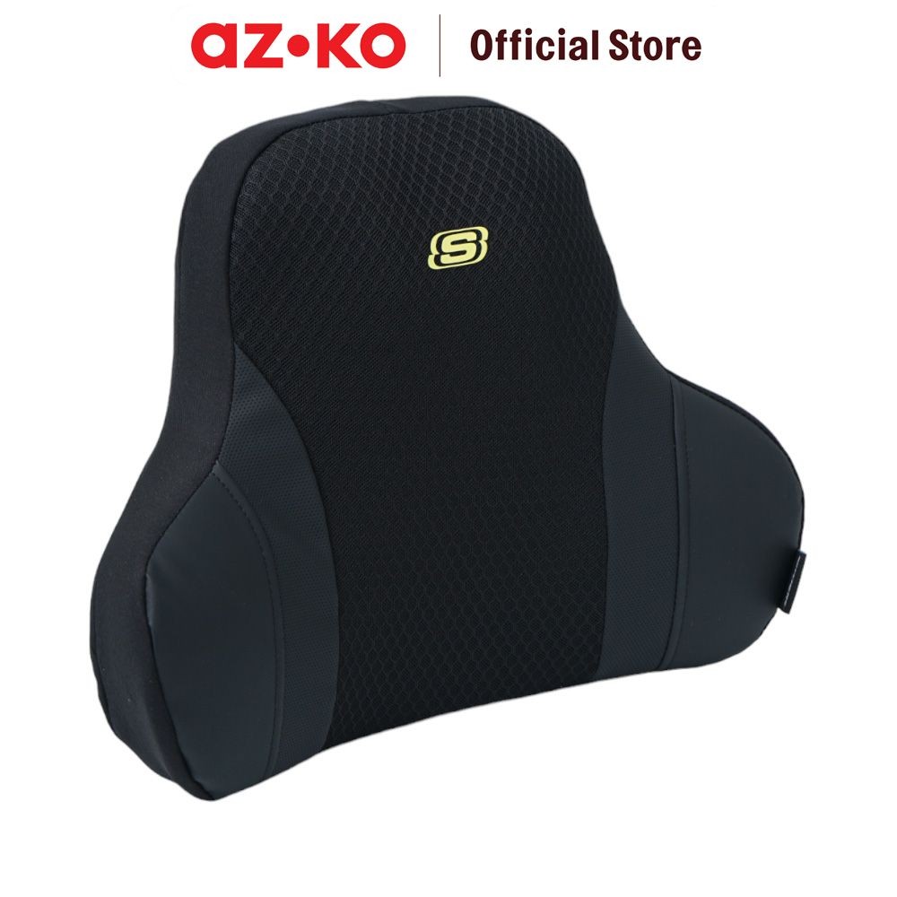 AZKO Skechers Bantal Pinggang Kursi Mobil New Aircooled Chair Back Cushion Lumbar Back Pillow Bantal