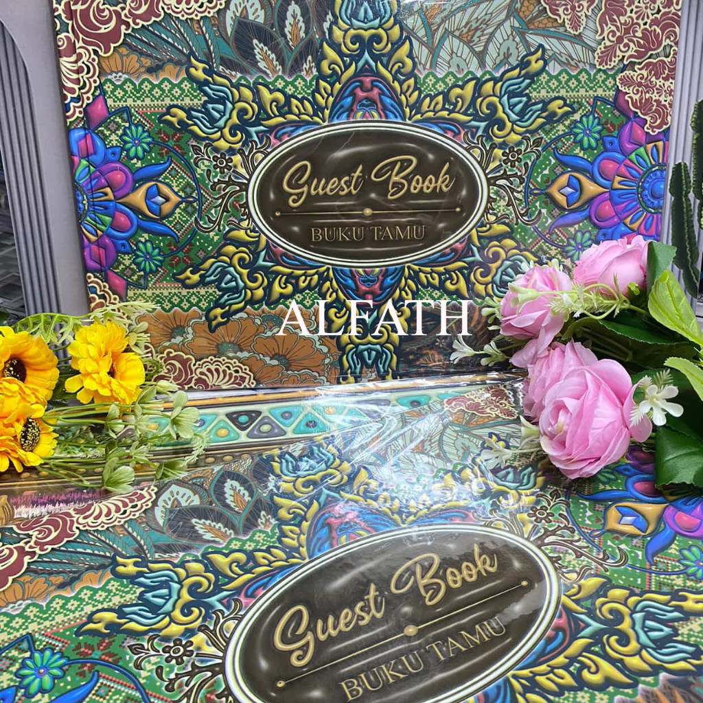 BUKU TAMU UNDANGAN MOTIF/ Buku Daftar Tamu Undangan