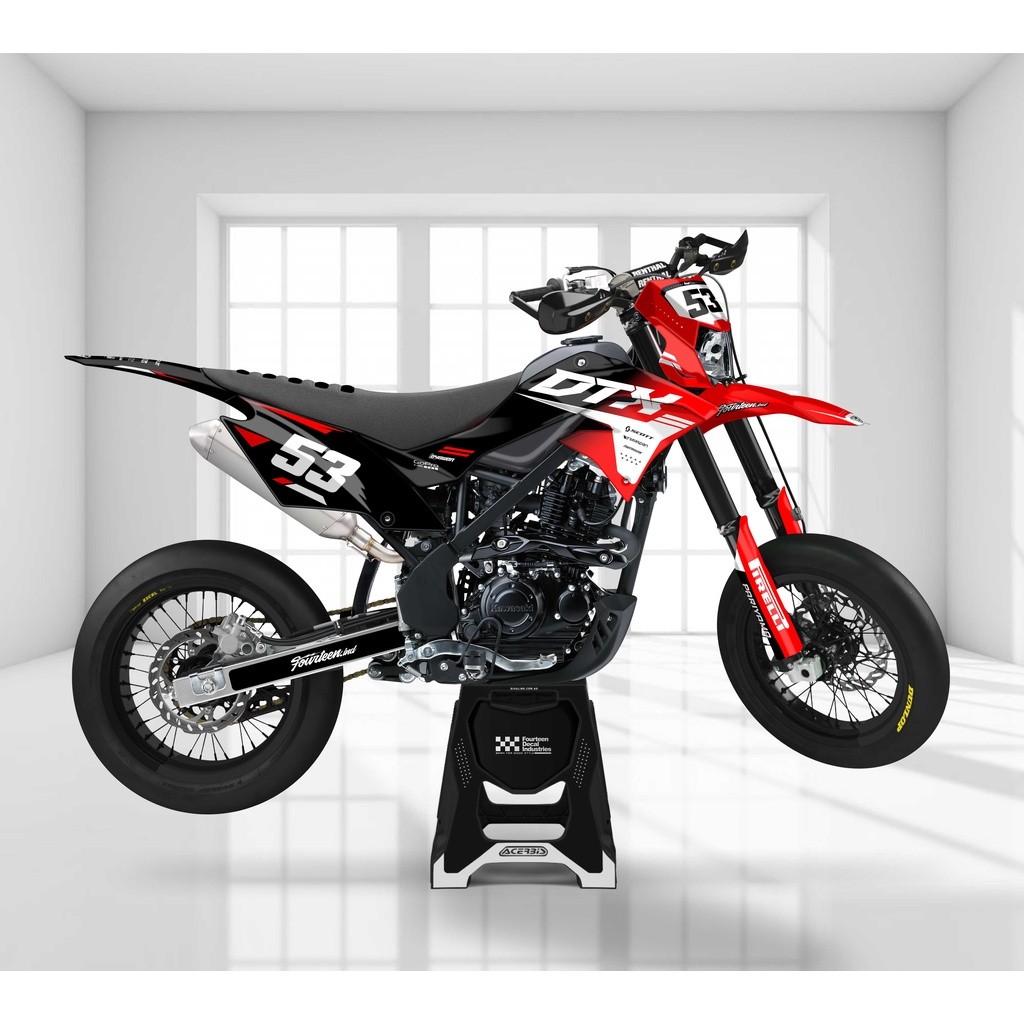 0102 DECAL DTRACKER 150 - stiker dekal motor dtracker full body DTX 15
