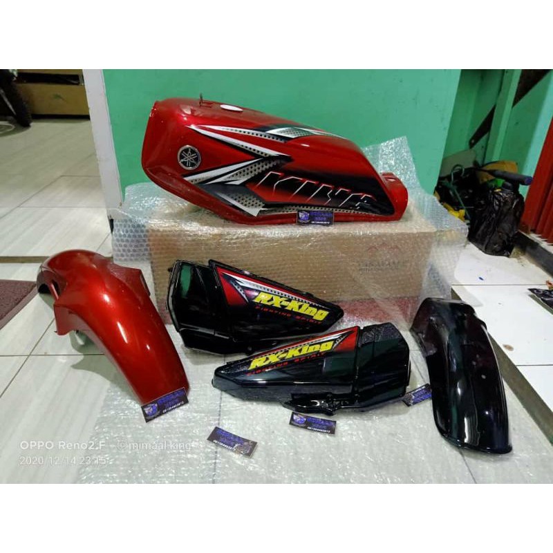tangki tengki set rx king 2008 merah maroon