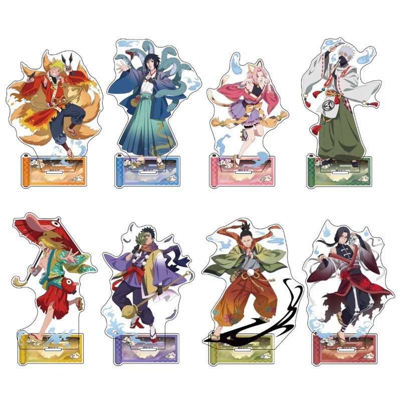 Naruto Japanese Anime Peripherals Uzumaki Naruto/Hatake Kakashi Acrylic Stand Collectible Desk Ornam