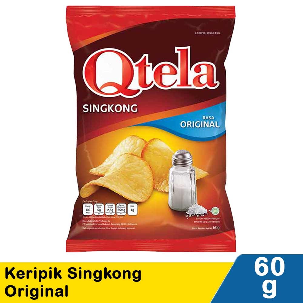 QTELA KERIPIK SINGKONG ORIGINAL 60g