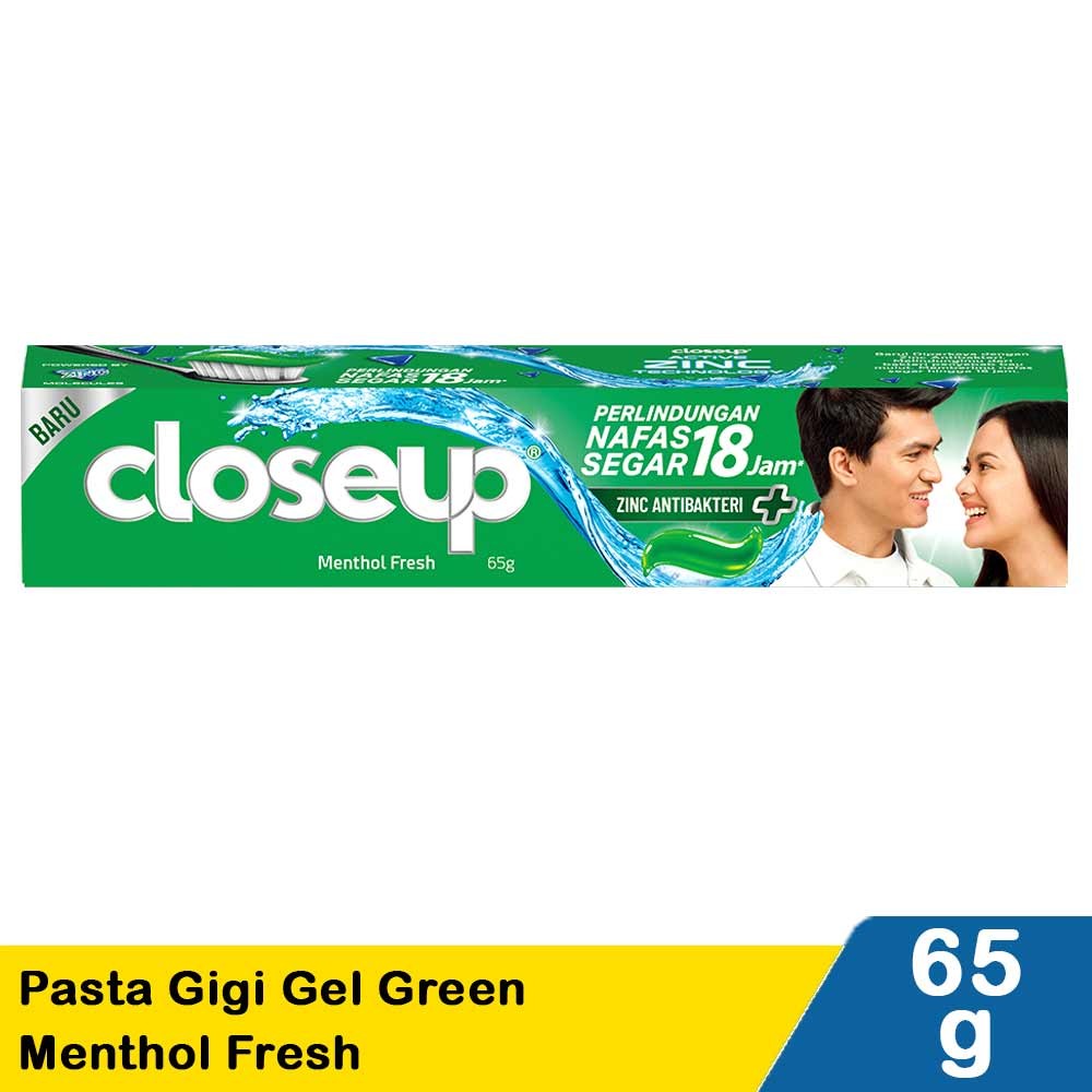 CLOSE UP PASTA GIGI GEL GREEN MENTHOL FRESH 65g