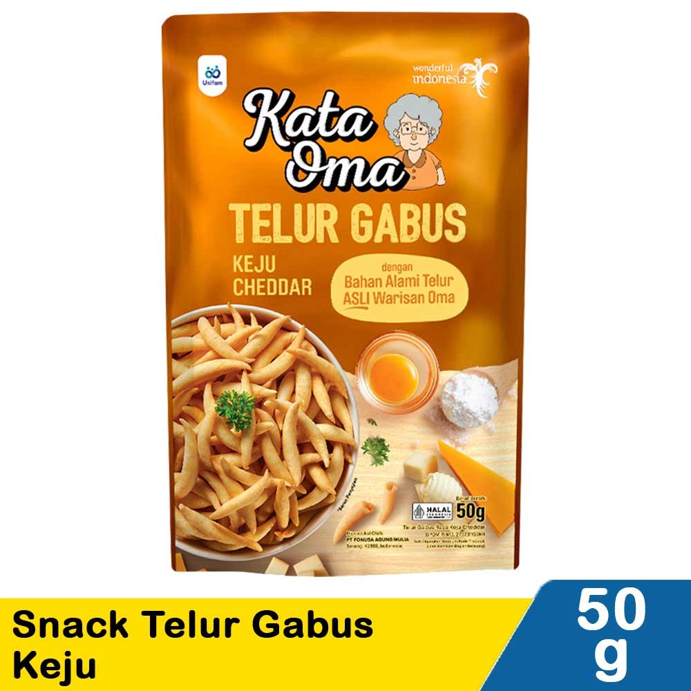 KATA OMA SNACK TELUR GABUS KEJU 50g