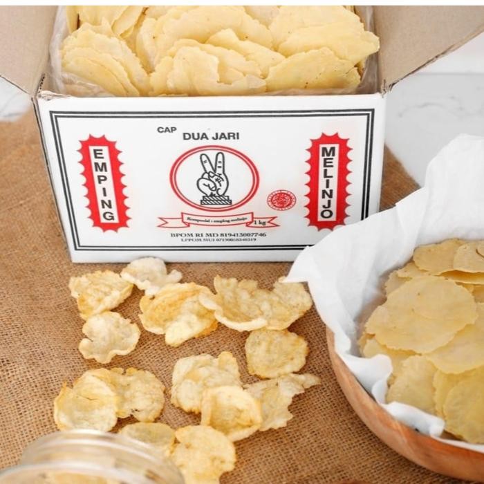 PROMO  Emping Melinjo Super mentah 1kg GROSIR