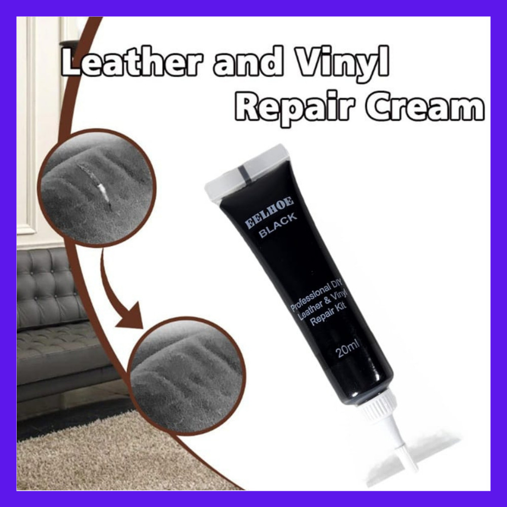 inovasi_tani-Krim Dempul Filler Reparasi Jok Kulit Mobil Repair 20ml Penghitam/putih Jok Sofa Kulit 