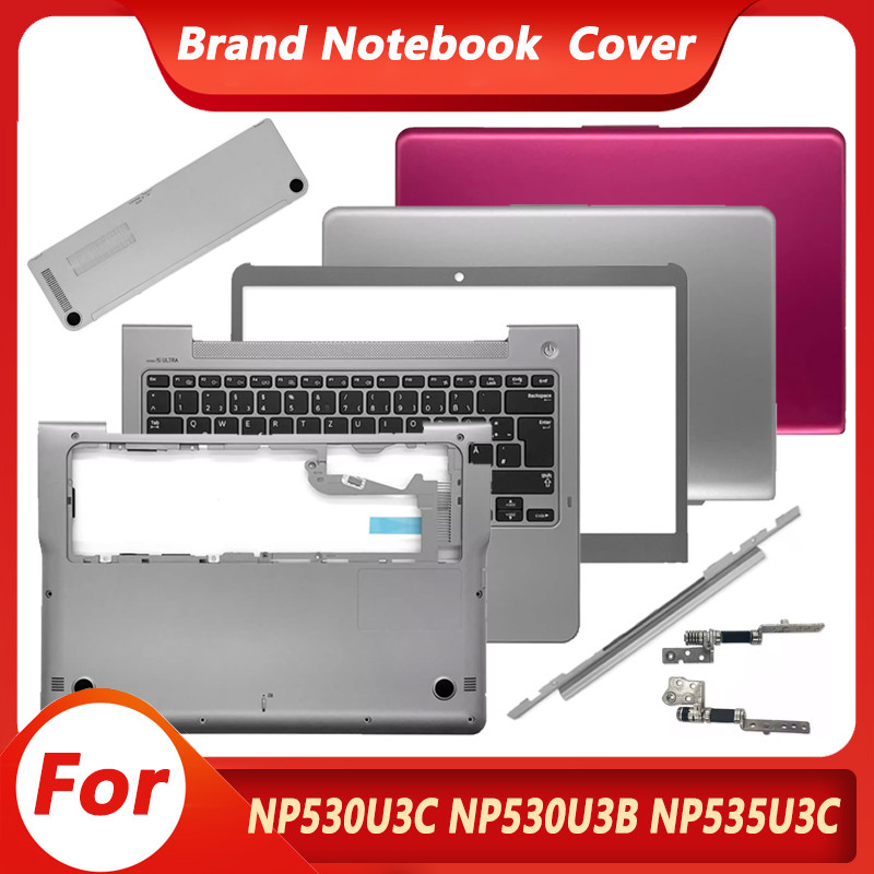 New For NP530U3C NP530U3B NP535U3C NP535U3B Laptop LCD Back Cover Front Bezel Hinges Palmrest Keyboa
