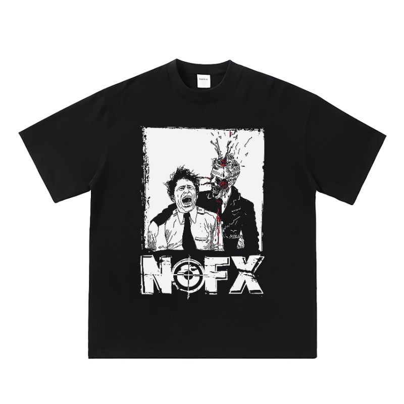 Tshirt PUNK NOFX - Kaos band Punk - Nofx Tshirt black